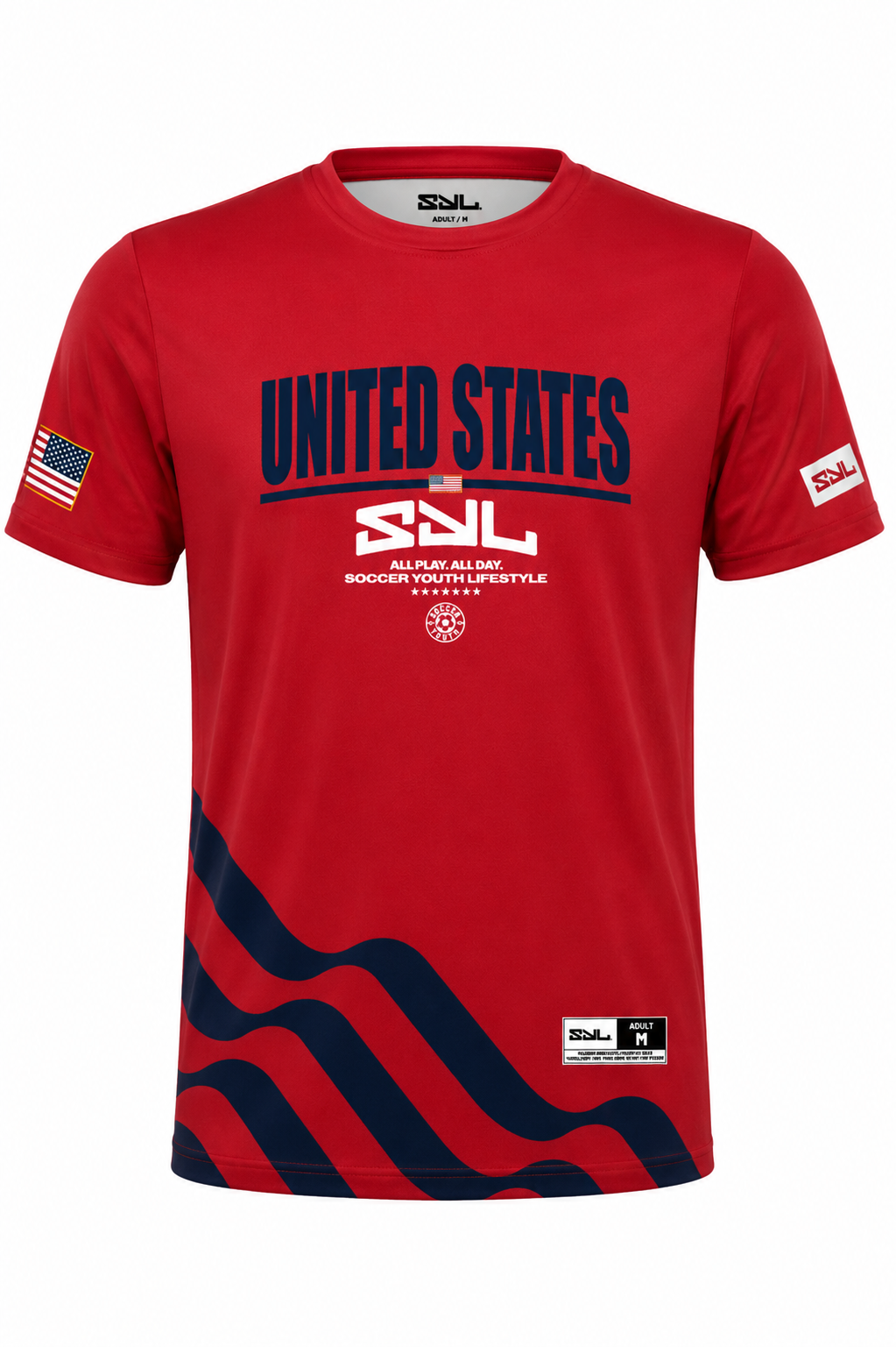 SYL USA Red Youth Shirt
