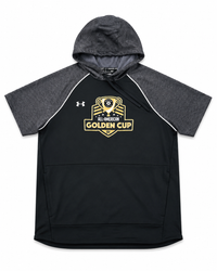 Golden Cup UA Black Adult Short Sleeve Hoodie