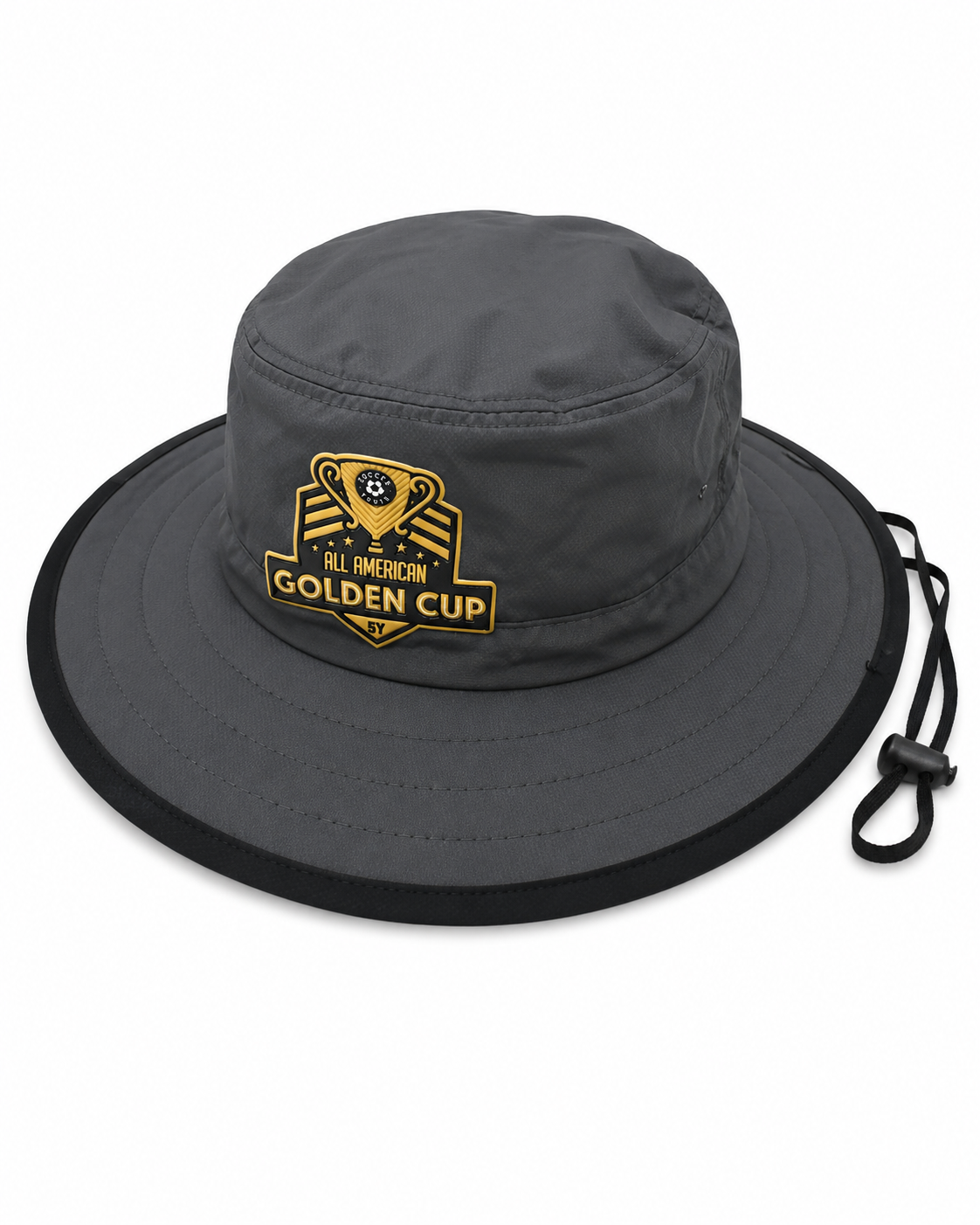 Golden Cup Grey Bucket Hat