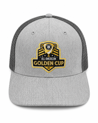 Golden Cup Grey Vintage Trucker Hat