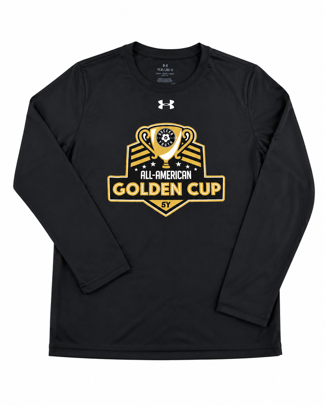 Golden Cup Black Adult Long Sleeve Tee