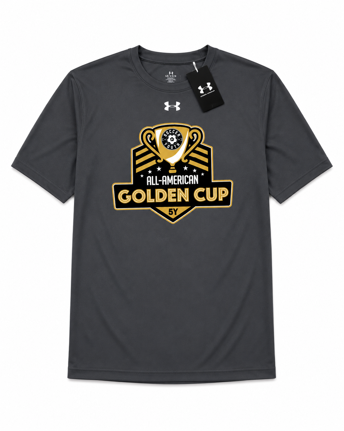 Golden Cup UA Dark Grey Youth Tee