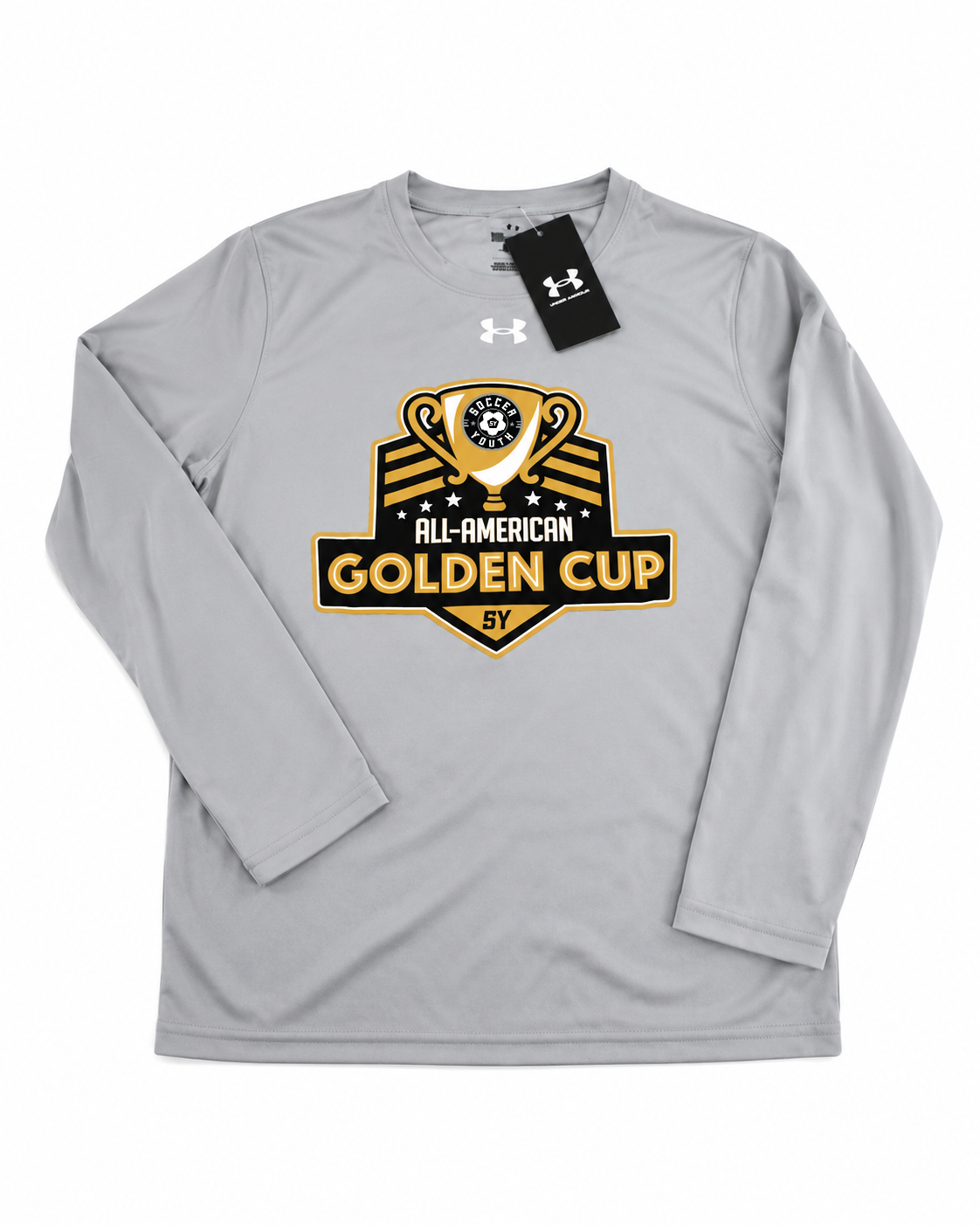 Golden Cup UA Light Grey Youth Long Sleeve Tee