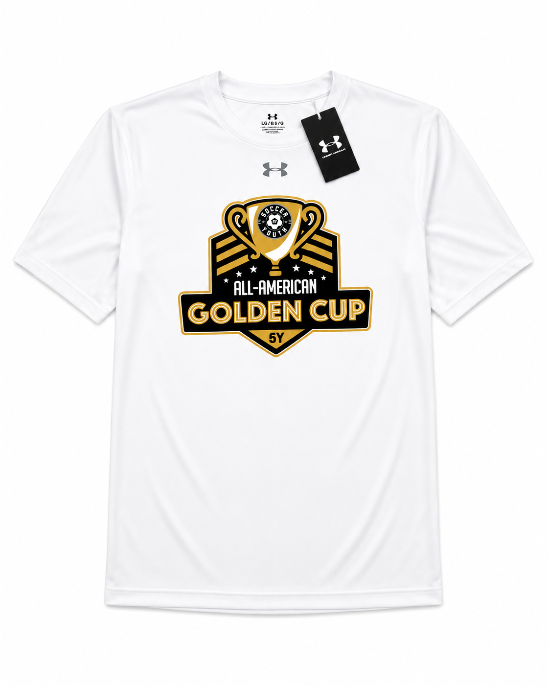 Golden Cup UA Youth White Tee