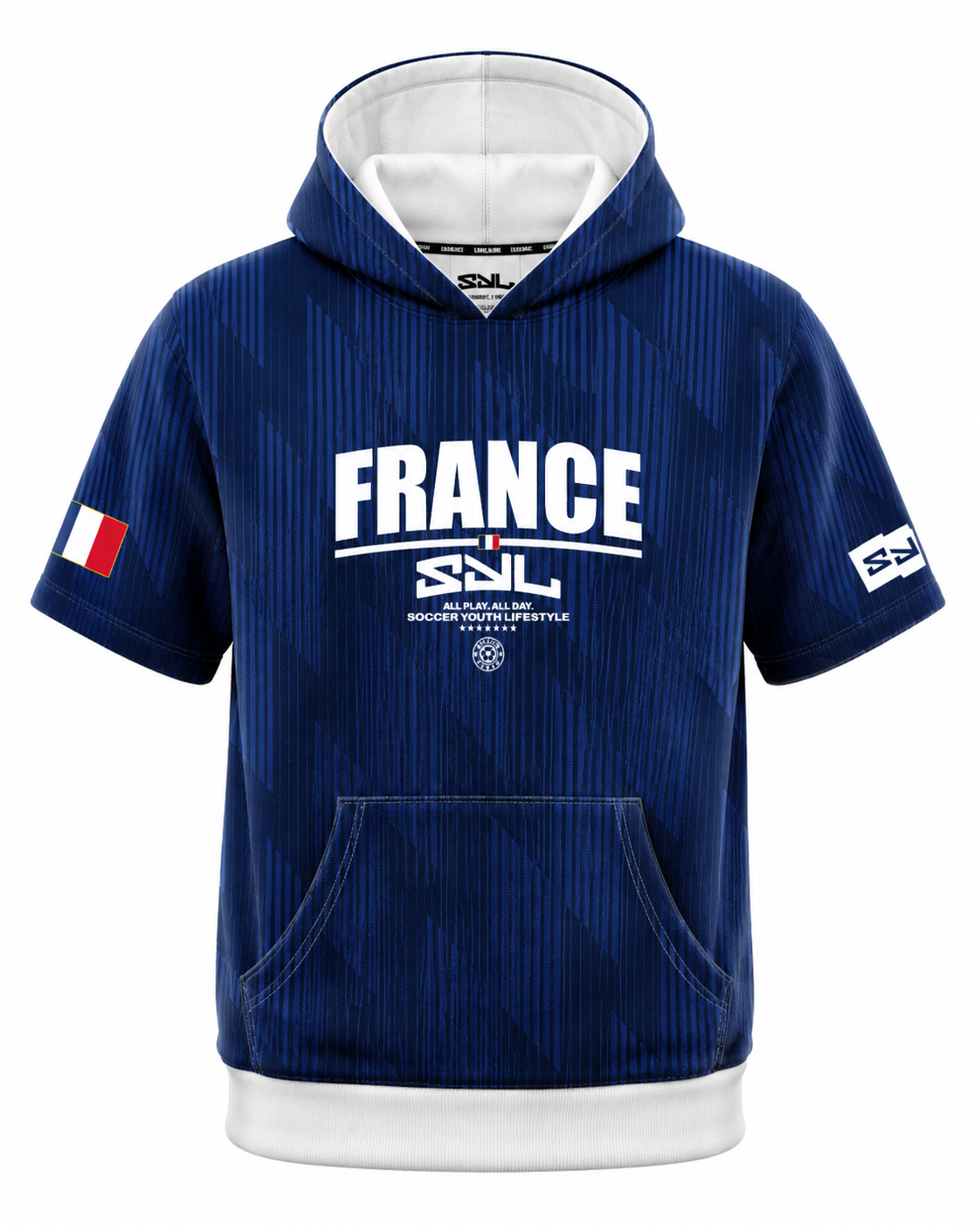 SYL France Youth Short Sleeve Hoodie