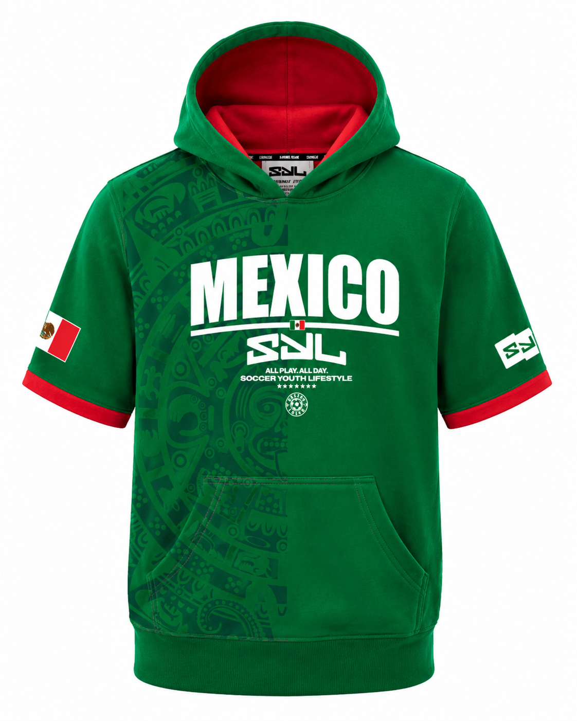 SYL Mexico Youth Short Sleeve Hoodie