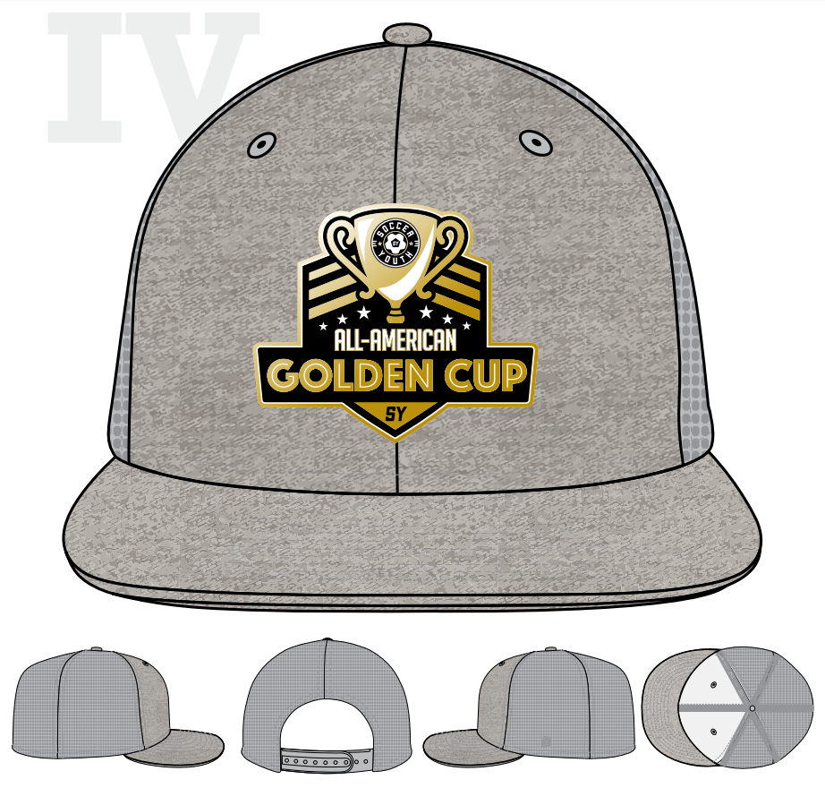 Golden Cup Grey Vintage Trucker Hat